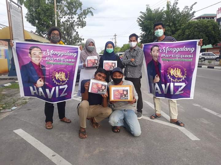 Menggalang Dana Pulsa Untuk Sms, Aksi Solidaritas komunitas Fans Havis KDI 2020 Turun Ke Jalan