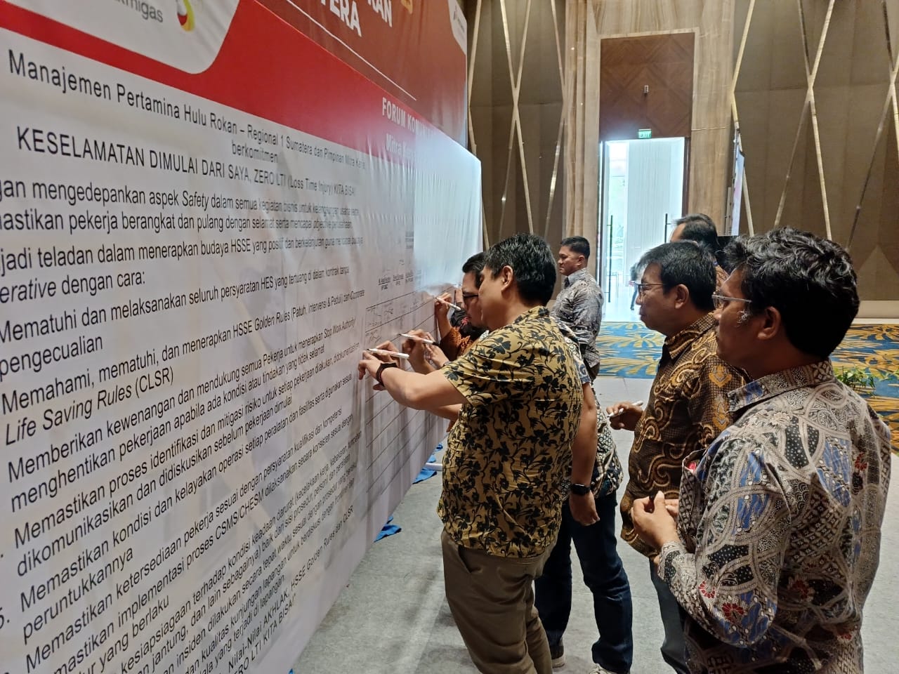 Nyatakan Komitmen Bersama Seluruh Mitra, PHR Regional I Sumatera Melakukan Penguatan Penerapan Aspek Keselamatan Kerja