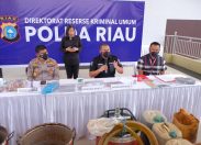Grebek Gudang CPO Ilegal di Dumai, Ditkrimum Polda Riau Tangkap 2 Pelaku